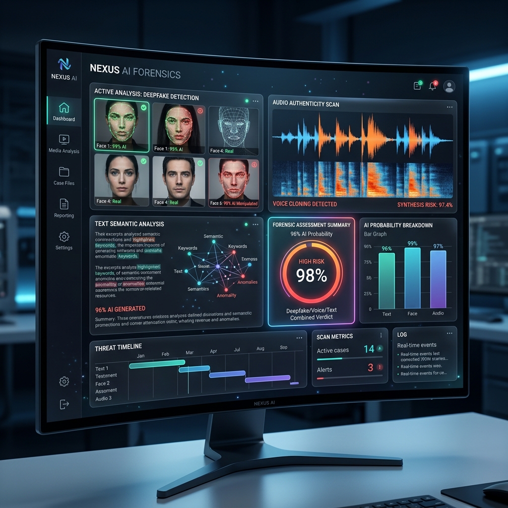 Forensic Verification Dashboard Preview